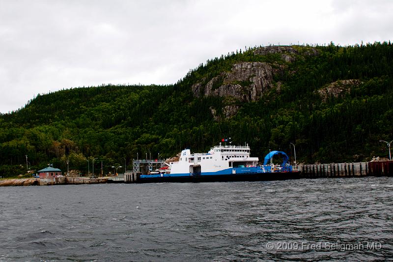 20090831_124855 D3.jpg - One of the vehicle ferry boats crossing the Saguenay River connecting route 137